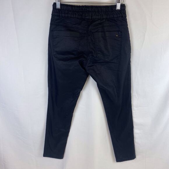 Bevy Flog Shely Black Original Pants Joggers Drawstring Stretch Women’s Size 25 - Picture 5 of 11